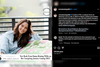 Emma Heming lanzará su primer libro (Foto Instagram @emmahemingwillis)