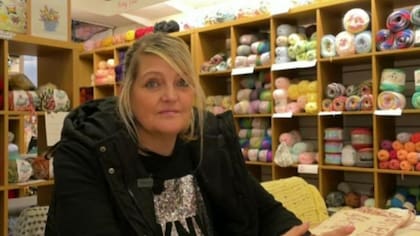 Emma Kilby y su esposo tienen una empresa de manualidades
