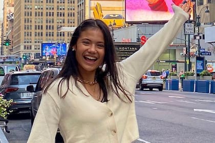Emma Raducanu en las calles de Nueva York: su historia ya cambió para siempre
