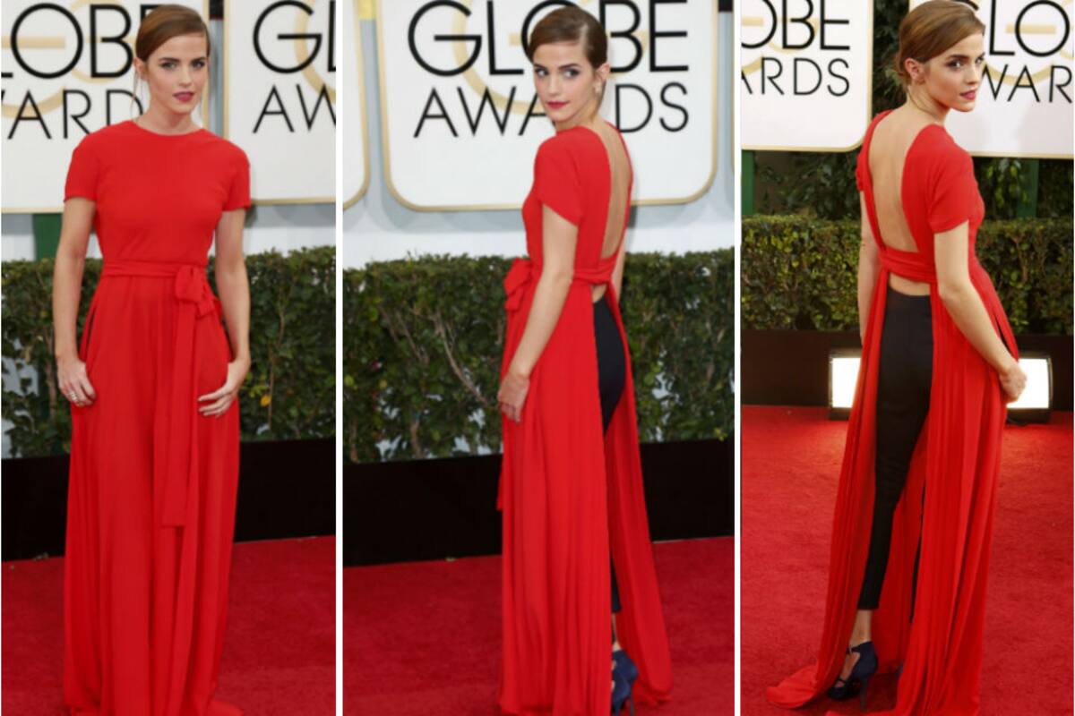 Emma Watson y su vestido con pantalón incluido