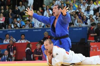 Emmanuel Lucenti en su participación en los Juegos Olímpicos de Londres 2012