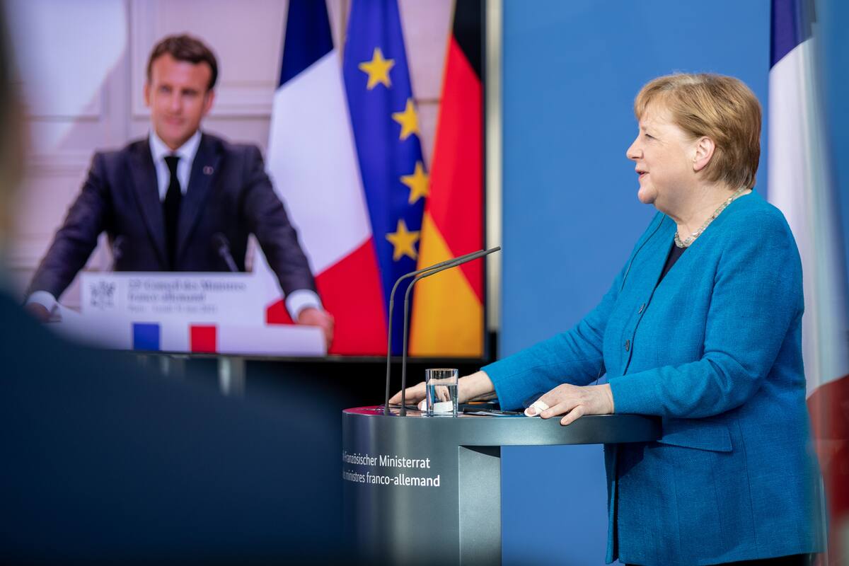 Emmanuel Macron y Angela Merkel estuvieron reunidos esta semana