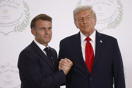 Emmanuel Macron y Donald Trump, en octubre pasado