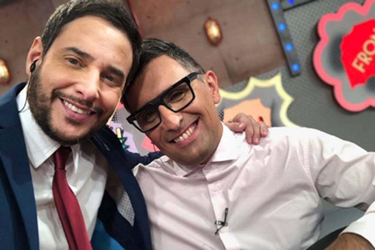 Emocionado, el panelista dio un discurso para sus compañeros y le tiró "un palito" a la conductora de Nada Personal