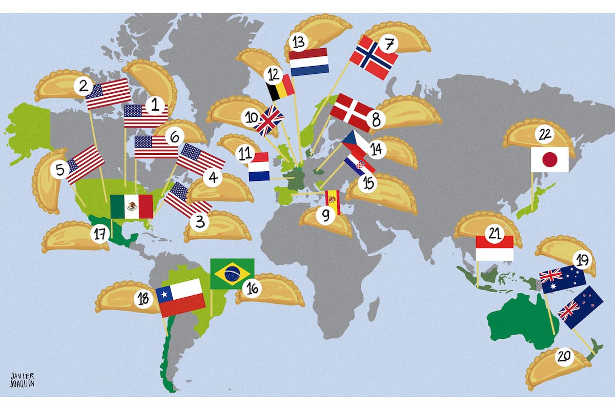 Empanadas argentinas en todo el mundo
