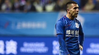 Empate del Shanghai de Tevez en la Liga china