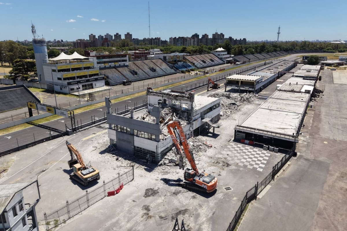 Empezaron las obras para modernizar el Autódromo Oscar y Juan Gálvez.