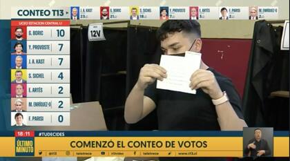 Empezó el recuento en Chile