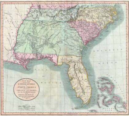 En 1819 Estados Unidos se quedó con el territorio de la Florida, más extenso que el actual (Getty Images)
