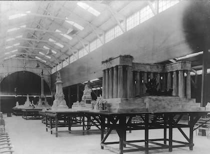 En 1908 se expusieron en La Rural las 74 maquettes que se presentaron al concurso.