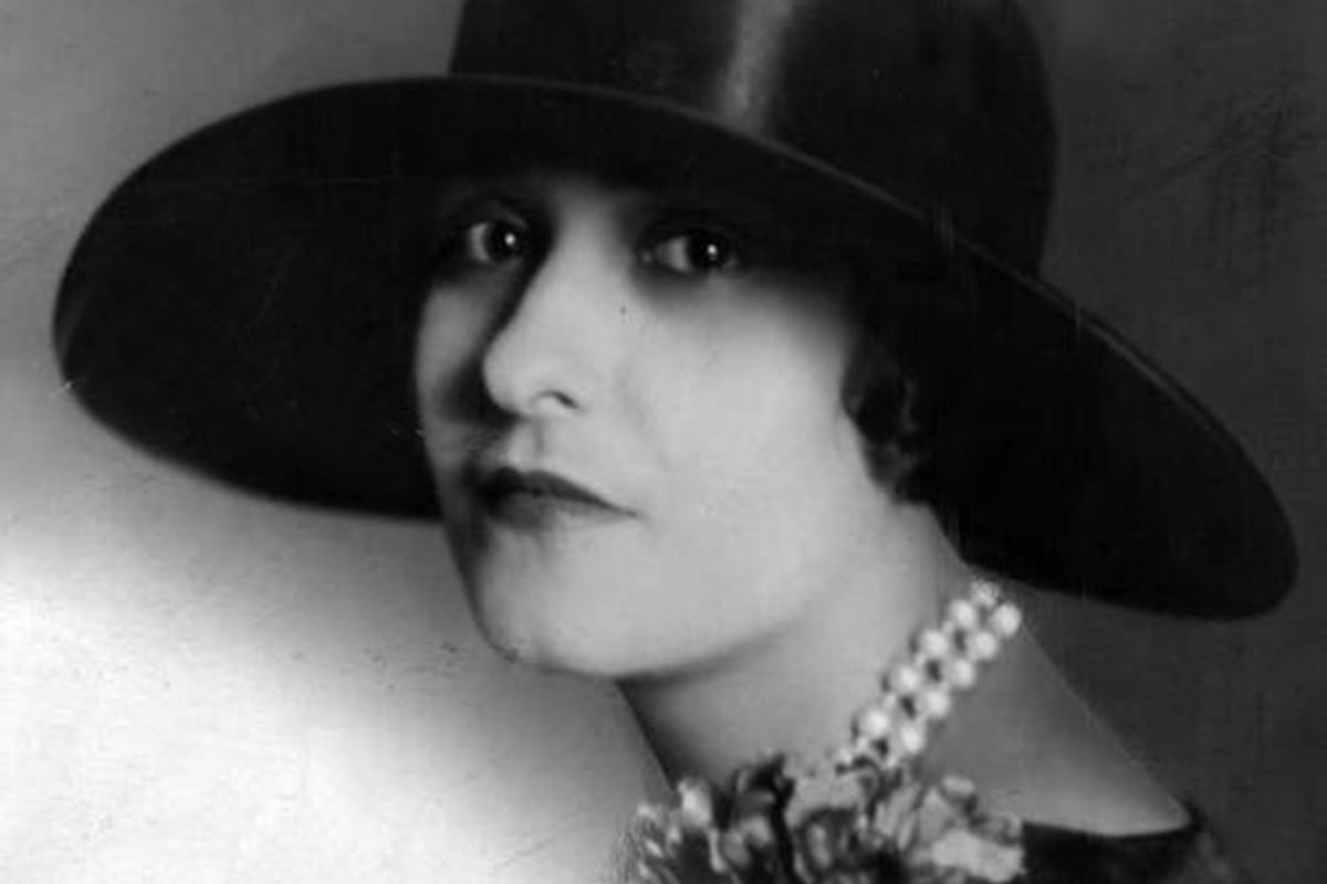 En 1929, cuando su romance con Julián Martínez era un recuerdo.