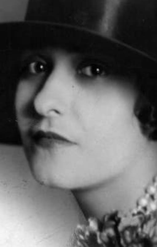 En 1929, cuando su romance con Julián Martínez era un recuerdo.