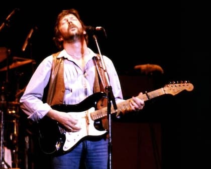En 1976 Eric Clapton realizó un discurso racista en medio de un concierton (Foto: Getty Images)