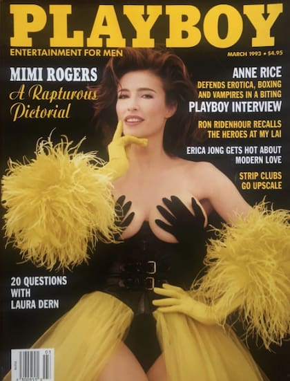 En 1993, Mimi Rogers posó para la revista Playboy, y aseguró que en la época de su divorcio, Tom Cruise consideraba convertirse en monje