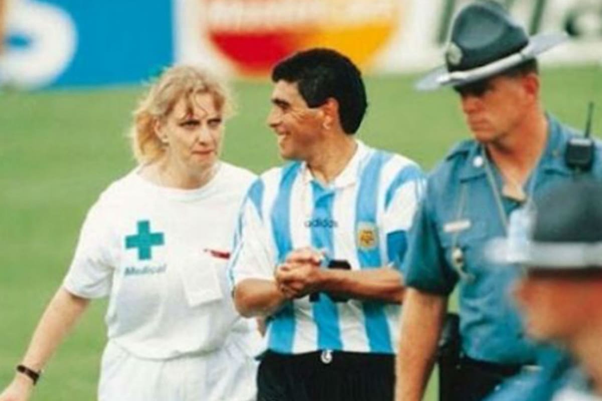 En 1994 Diego Maradona dio postivo en el doping y fue suspendido. Fuente: Fox Sports.