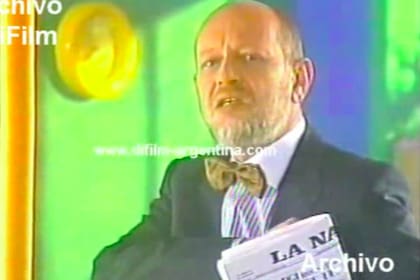 En 1994, Mundstock brilló en un comercial de LA NACION.
