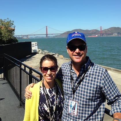 En 1997 Chris se casó con su novia Carolina Fentress y tuvieron cinco hijos juntos (Foto: Instagram @chrisodonnell)