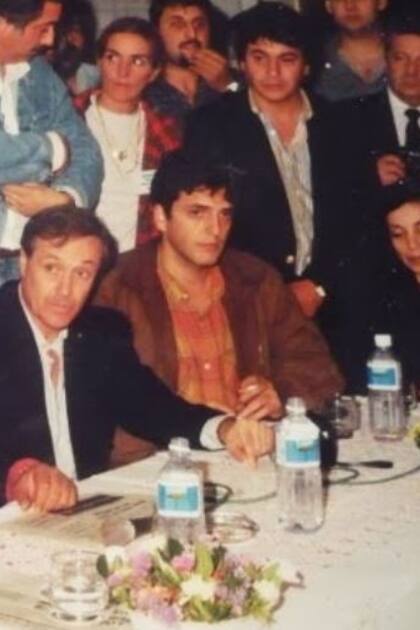 En 1998, un joven Sergio Massa se sumó al equipo de campaña de Ramón "Palito" Ortega