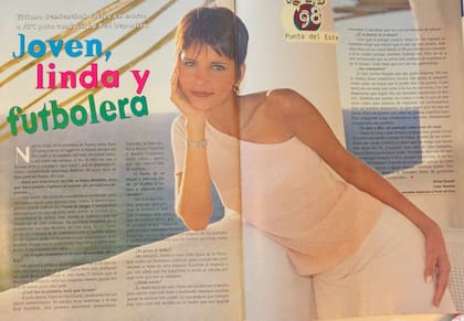 En 1998, ya instalada como periodista deportiva, Viviana Semienchuk aparecía en las revistas: "Joven, linda y futbolera", la presentaban.