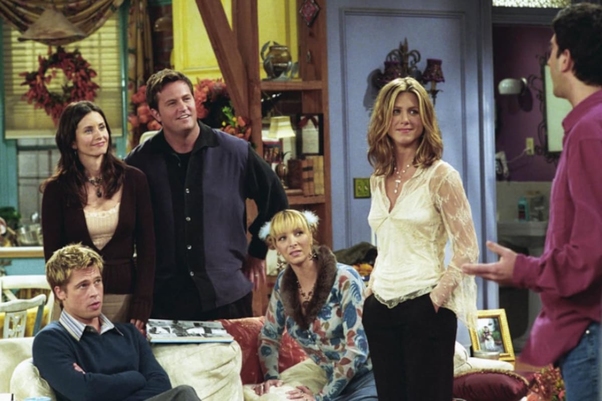 En 2001, Brad Pitt hizo un cameo en Friends, serie en la que trabajaba su esposa, Jennifer Aniston (Foto: IMDb)