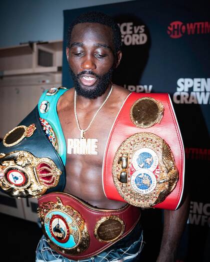 En 20018 ganó su primer título mundial de boxeo (Instagram @tbudcrawford)