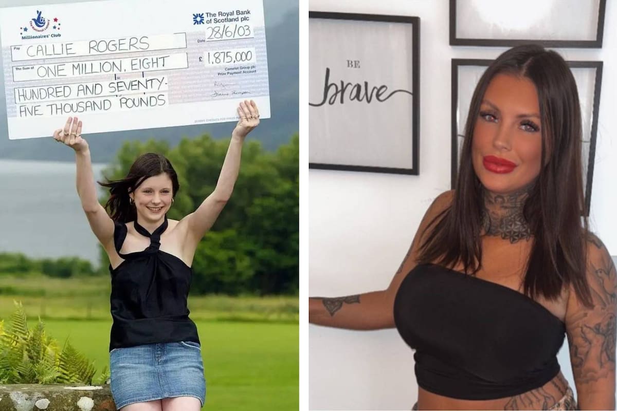 En 2003, Callie Rogers se convirtió en la ganadora más joven de la lotería en el Reino Unido