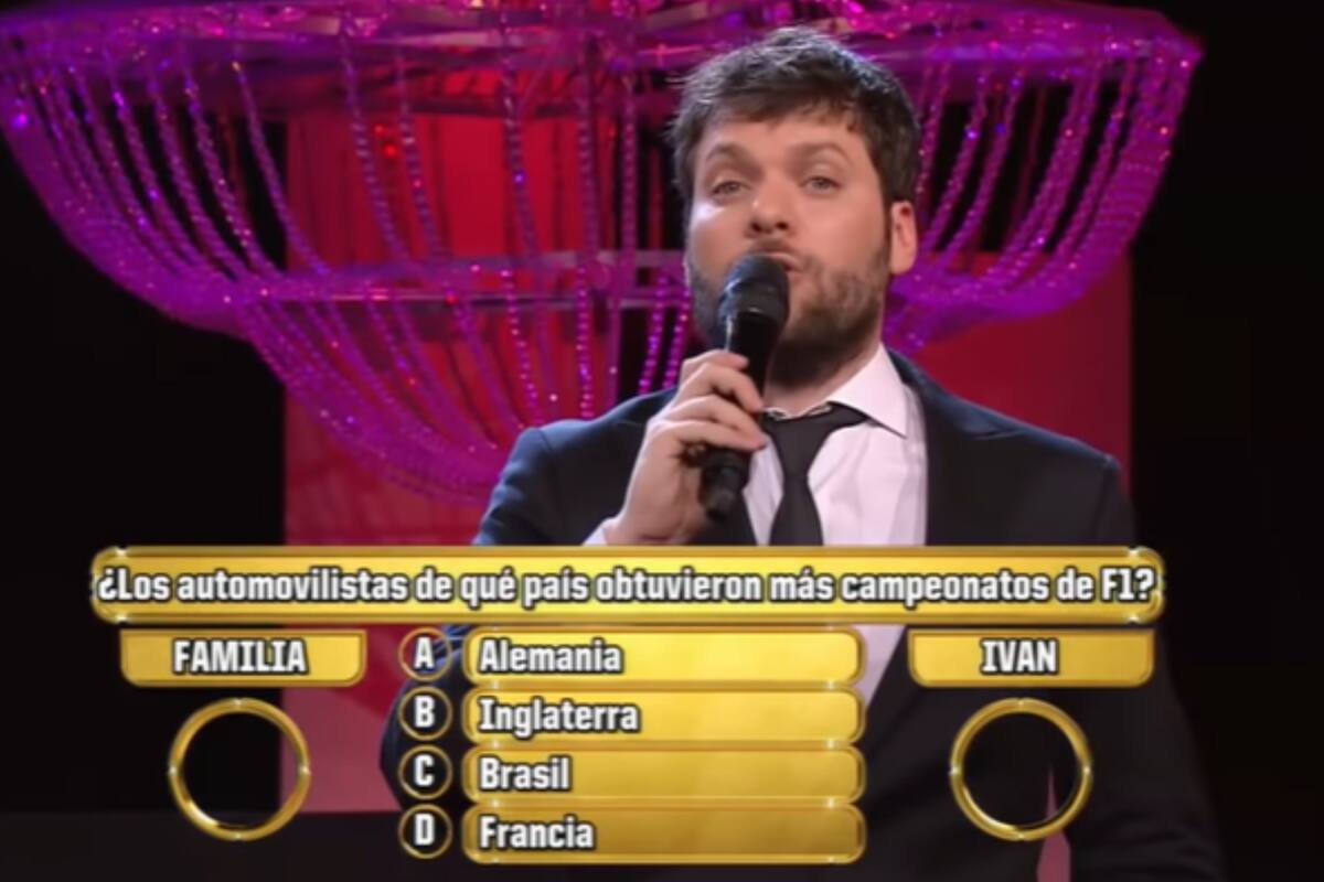 En 2015 un reconocido periodista argentino participó de Los 8 escalones y puso en aprietos a la producción (Foto: Captura de video)