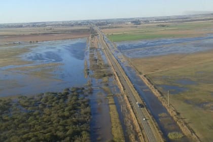En 2016 las inundaciones afectaron los campos del sur de Córdoba