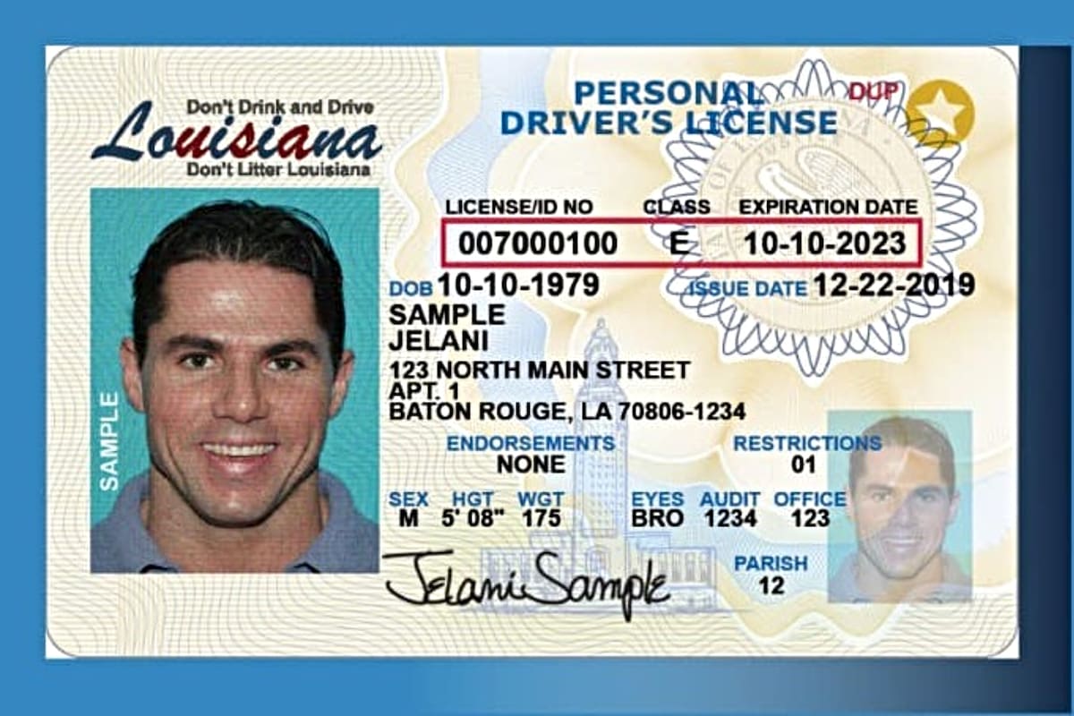 En 2016 se promulgó una legislación que autorizó a Louisiana a emitir licencias de conducir y tarjetas de identificación que cumplieran con la ley Real ID
