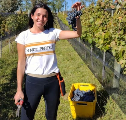 En 2017 Daniela se sumó al proyecto y en 2018 se concretó la primera vendimia comercial