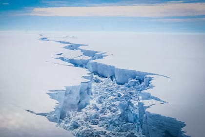 En 2017, un bloque gigante se separó de la plataforma Larsen