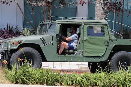 En 2020 en una de sus Hummer, una de sus marcas preferidas