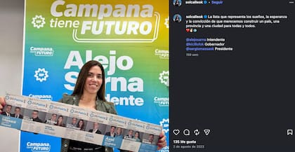 En 2023, Calle hizo campaña por Massa y Kicillof.