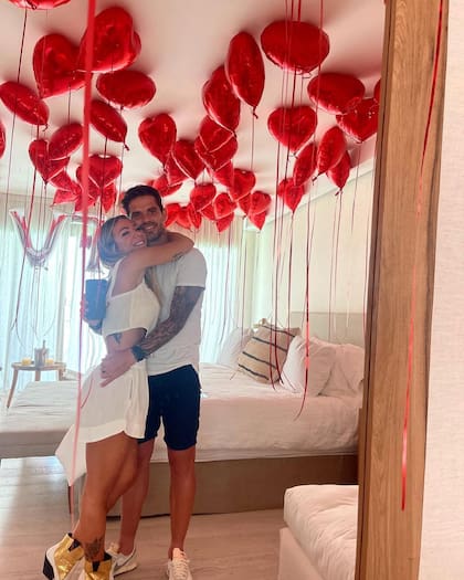 En 2023 la pareja se fue a vivir a México y en 2024 cuando Gago asumió como DT de Boca regresaron a la Argentina (Foto: Instagram @vero_laffitteok)
