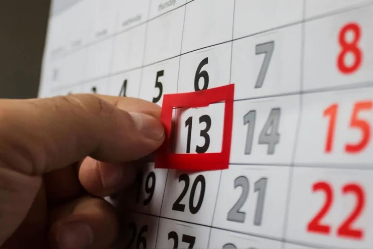 En 2024 habrá dos viernes 13: uno en septiembre y otro en diciembre (iStock)