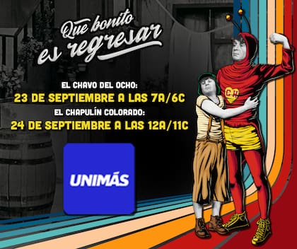 En 2024, Univision y UniMás informaron que El Chavo del 8 y El Chapulín Colorado volverían a los televisores de EE.UU. (Facebook/El Chavo del Ocho)