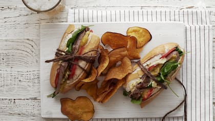 En sandwich