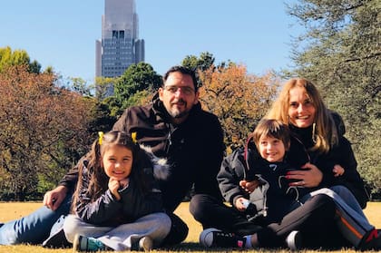 En familia.