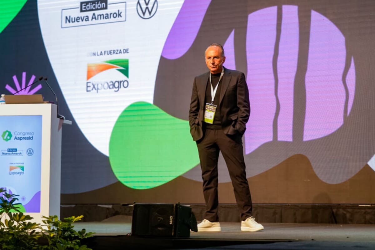 En Aapresid, Bruno Basso, de la Universidad Estatal de Michigan, quien disertó sobre “Gemelos digitales para posibilitar la transición hacia la sostenibilidad con los sistemas agroalimentarios”