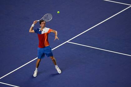 En Acapulco: Daniil Medvedev compitiendo esta semana en el ATP 500 de la ciudad mexicana.