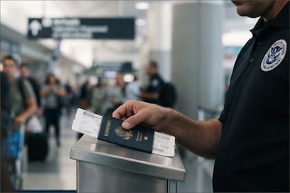 En aeropuertos de Los Ángeles, los agentes del ICE colaboran con la TSA para obtener información de los pasajeros