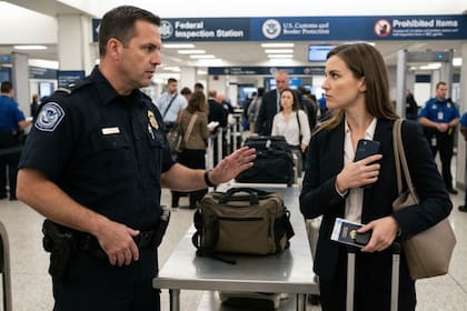 En aeropuertos, los agentes de la CBP tienen facultad de revisar los celulares de los pasajeros