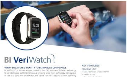 En algunos lugares se empezó a utilizar un reloj con GPS llamado VeriWatch