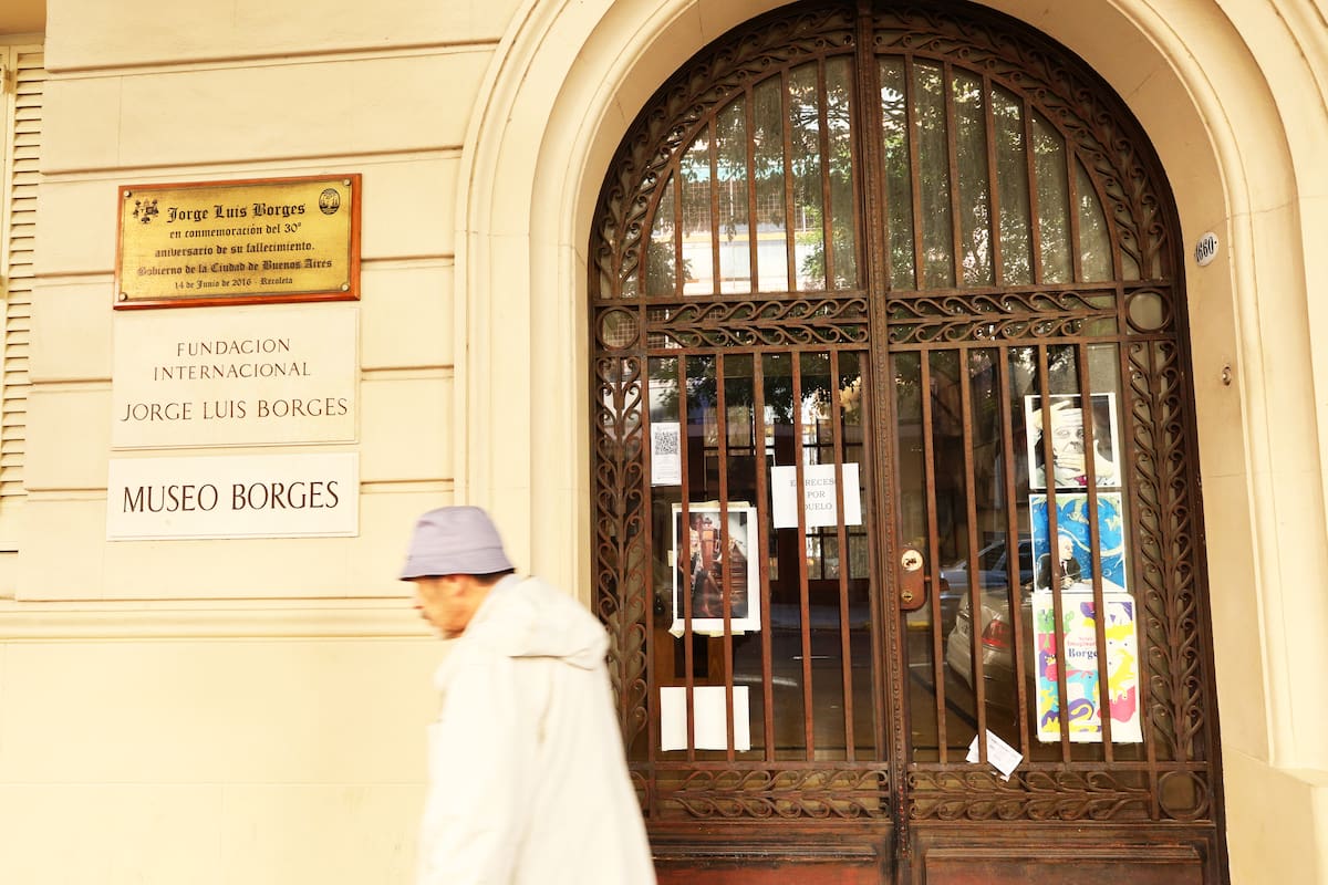 En Anchorena 1660, propiedad que pertenecía a María Kodama, funciona la Fundación Internacional Jorge Luis Borges