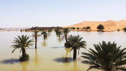 En apenas dos días cayó el equivalente a más de un año de lluvia en el sureste de Marruecos