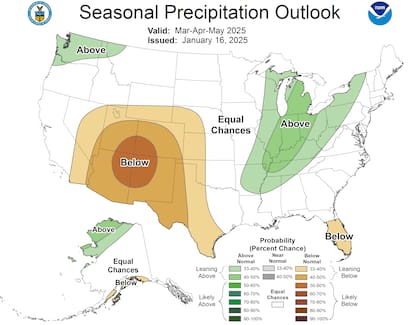 En Arizona, los expertos pronosticaron que en los próximos meses habrá una menor cantidad de precipitaciones que la media estacional