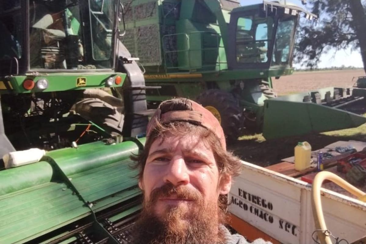 En Bajo Hondo, al sur de Sáenz Peña, Chaco, el productor agropecuario Denis Konsimal se quedó sin gasoil