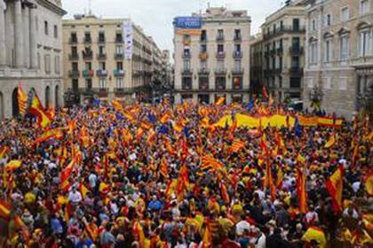 En Barcelona, desde hace meses hay movilizaciones en apoyo de los líderes catalanes encarcelados
