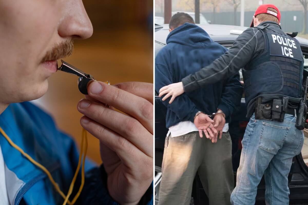 En barrios con alta población migrante, líderes políticos como la senadora Jessica Ramos implementaron sistemas de alerta basados en el uso de silbatos y kits de derechos