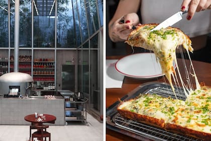 En base a la experiencia de la pizza napolitana típica de Orno Olivos, en Palermo se va por la media masa.